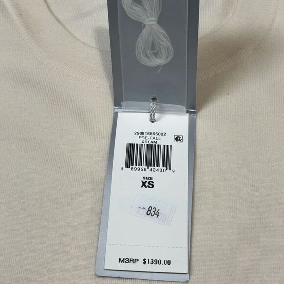 Ralph Lauren Purple Label Merino Wool Sweater Dress Cream NWT - Picture 9 of 10